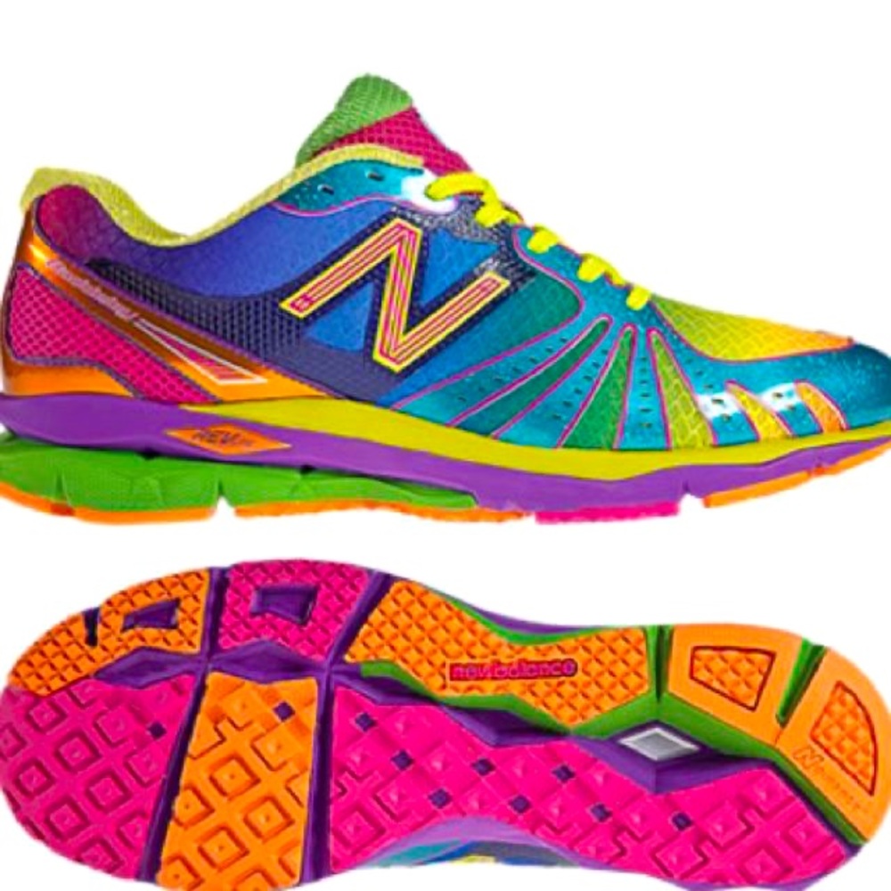 Limited Edition New Balance MR890RG Size 9 Rainbow Trainers
